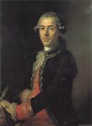 Joaquin Inza Portrait of Tomas de Iriarte oil on canvas